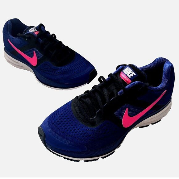 NEW Nike Zoom Pegasus 30 Athletic Running Shoe Womens Size 7.5 599392-401 Blue - Picture 2 of 7
